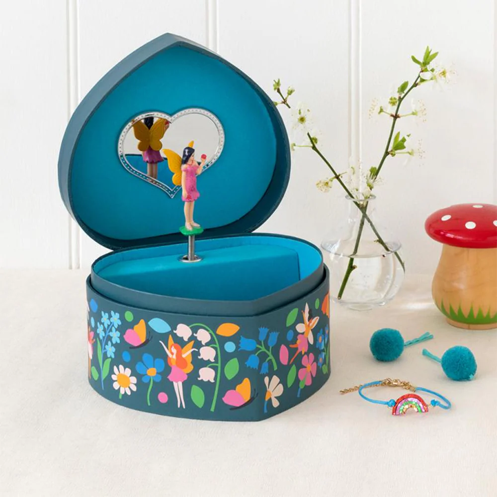 Rex Musical Jewellery Box Fairies in the Garden - Image 2