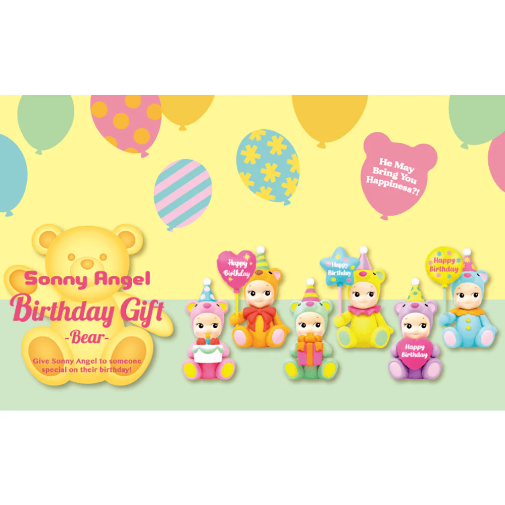 Sonny Angel Birthday Gift Bear Series - Image 3