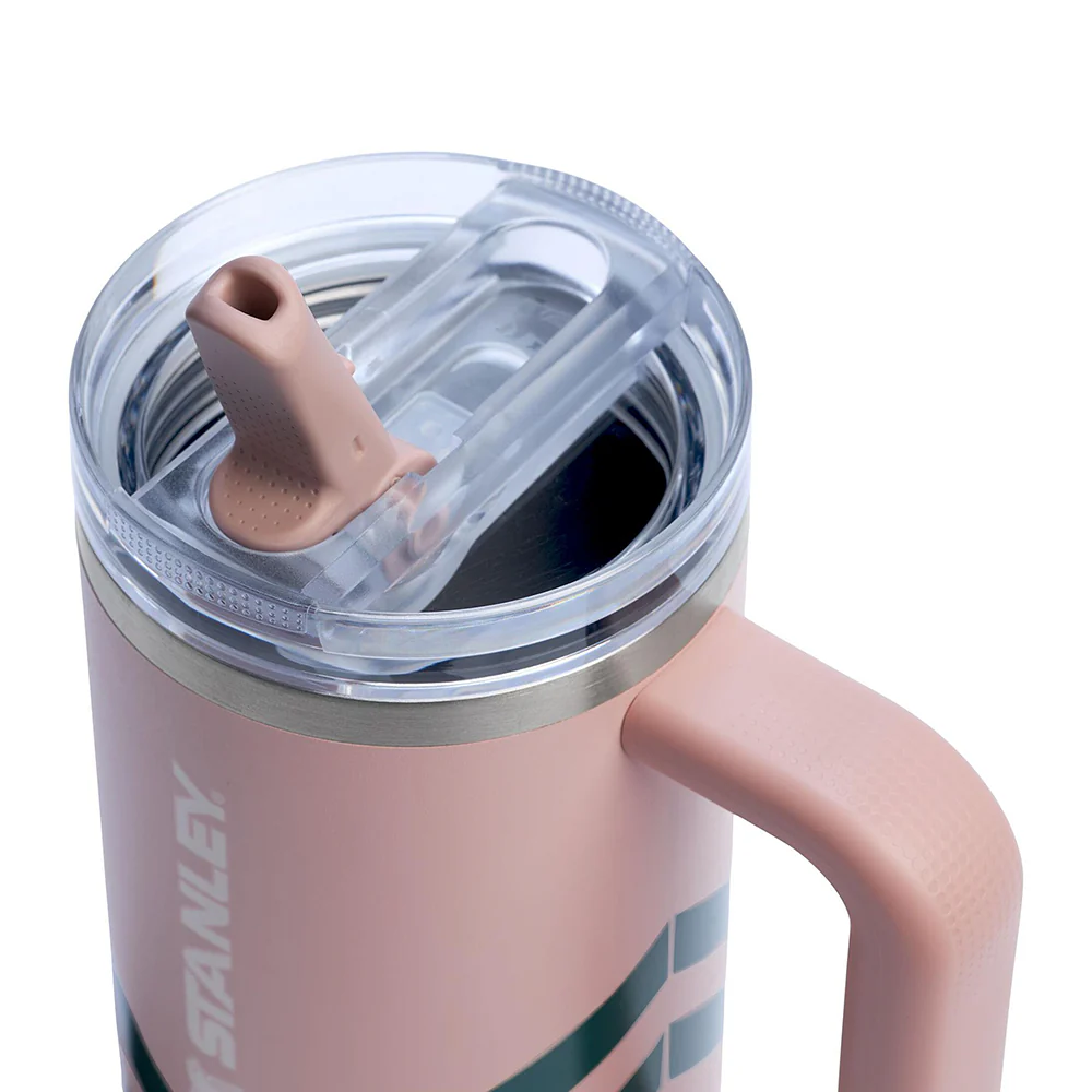 Stanley Quencher ProTour Flip Straw 30oz Peach Whip Chevron - Image 2