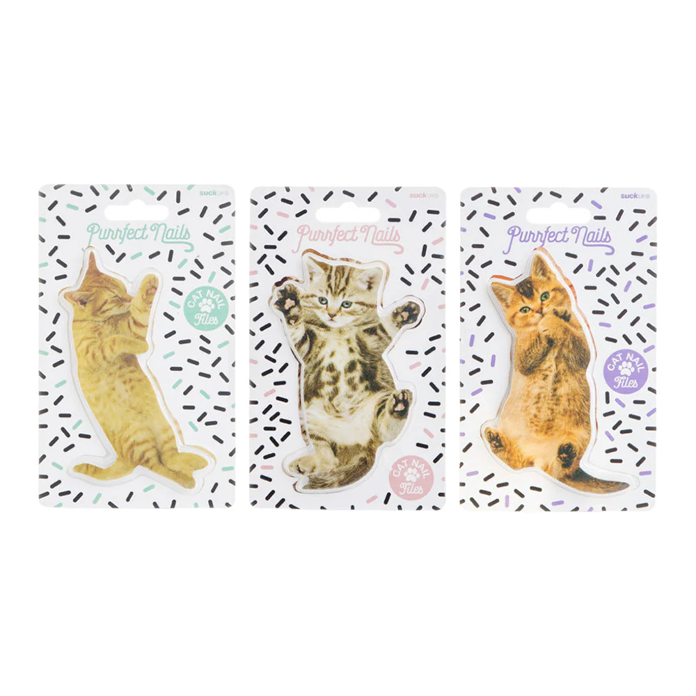 Suck Uk Purrfect Nails Cat Nail File Assorted - Image 5