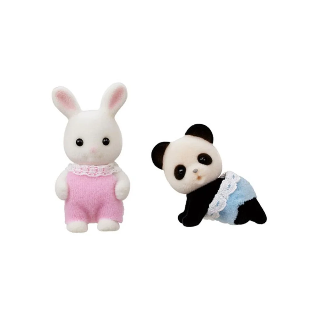 Sylvanian Families Baby's Toy Box -Snow Rabbit & Panda Babies - Image 4