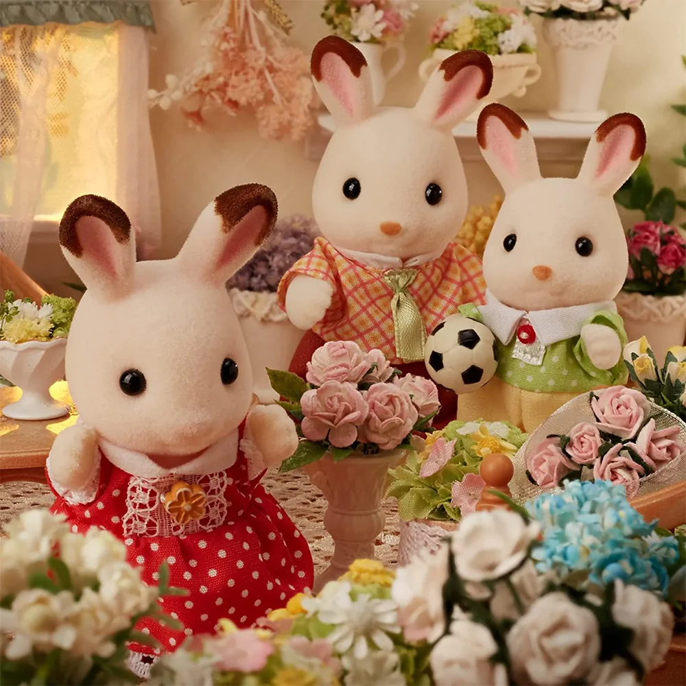 Sylvanian Families Chocolate Rabbit Family - Image 3