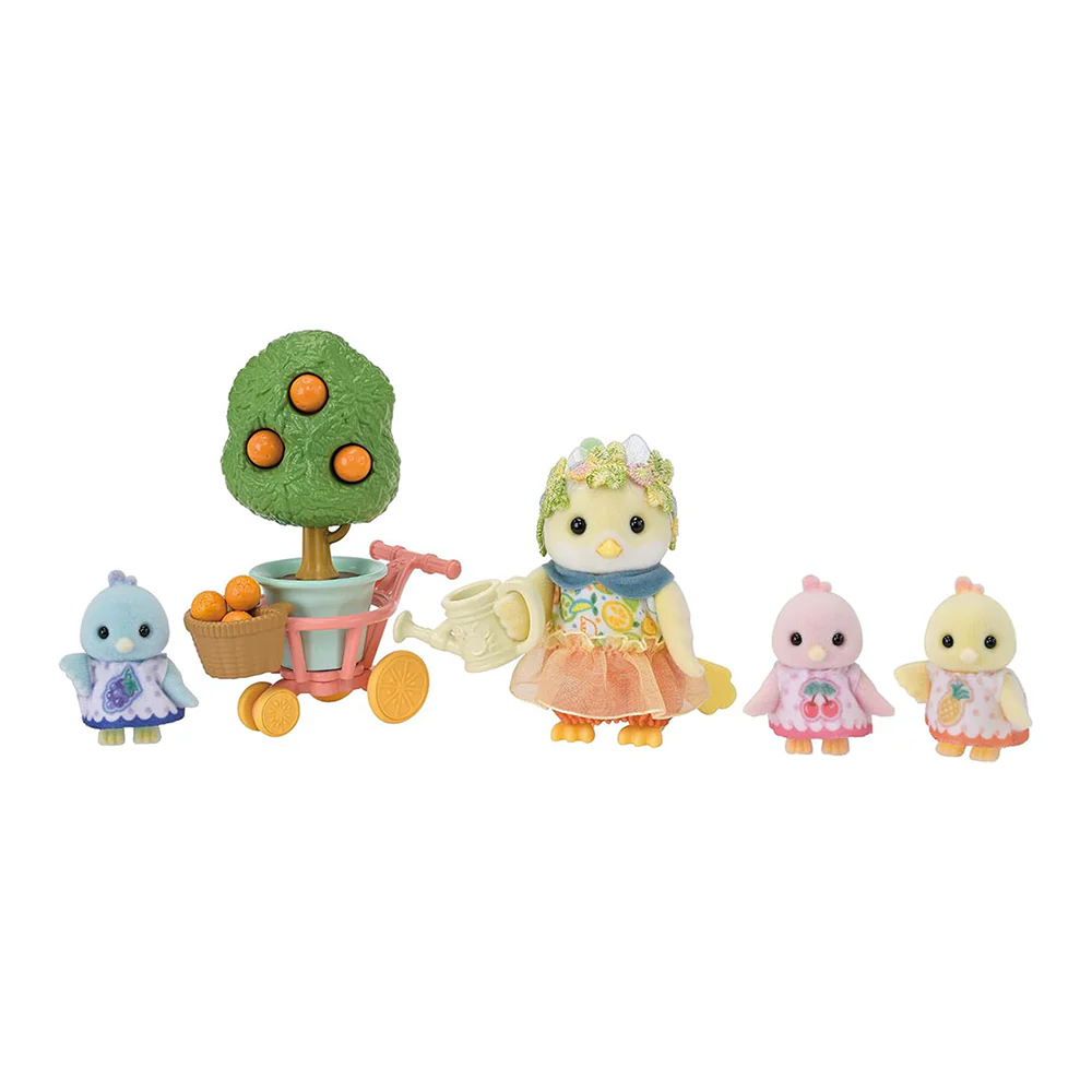 Sylvanian Families Citrus Bird Family - Image 2