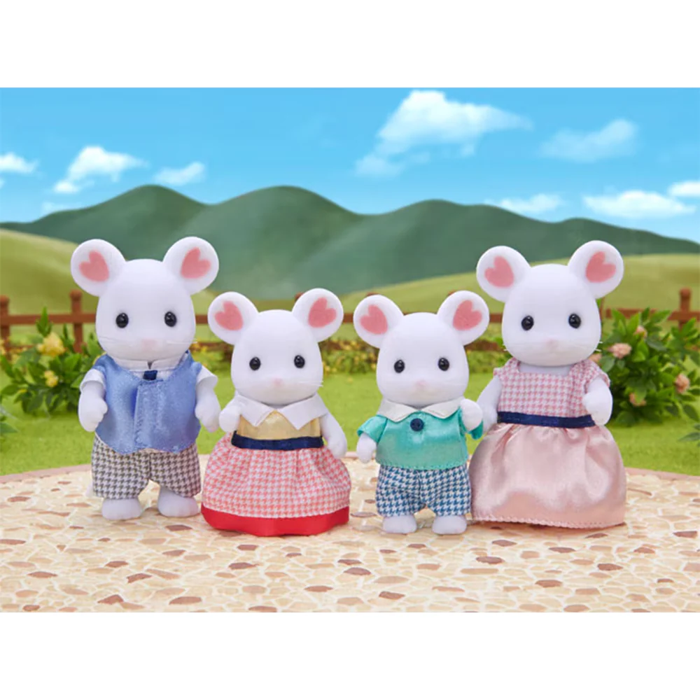 Sylvanian Families Marshmallow Mouse Family - Image 2