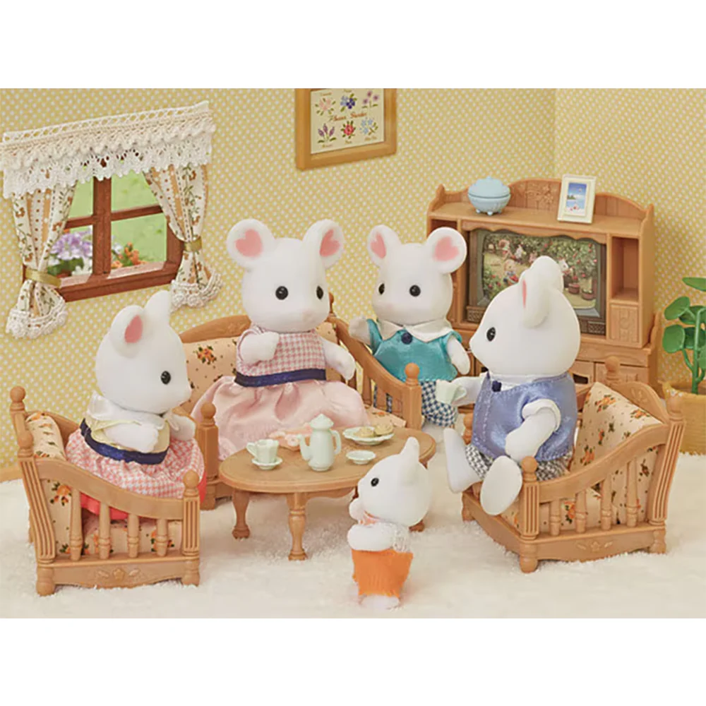 Sylvanian Families Marshmallow Mouse Family - Image 3