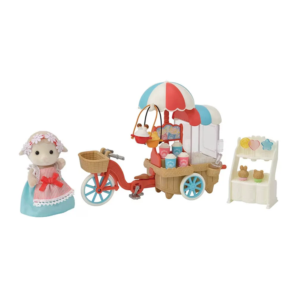 Sylvanian Families Popcorn Delivery Trike with Sheep - Image 3