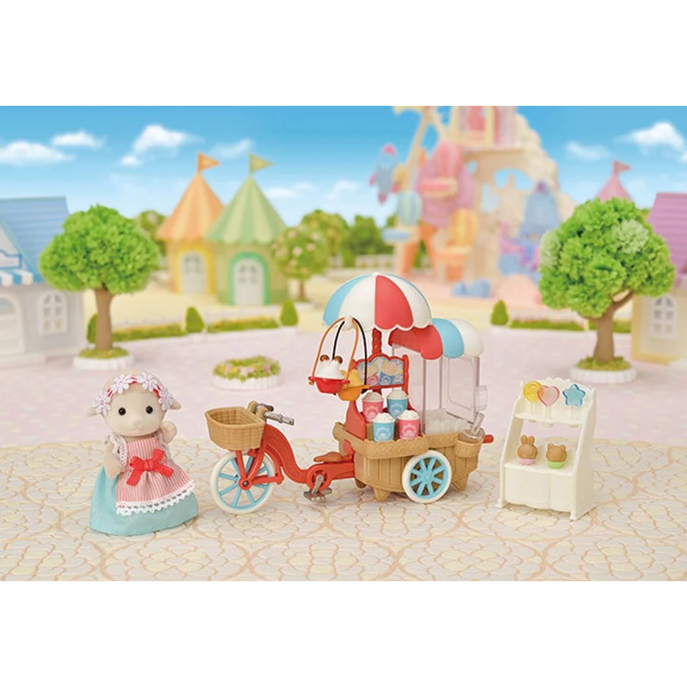 Sylvanian Families Popcorn Delivery Trike with Sheep - Image 4