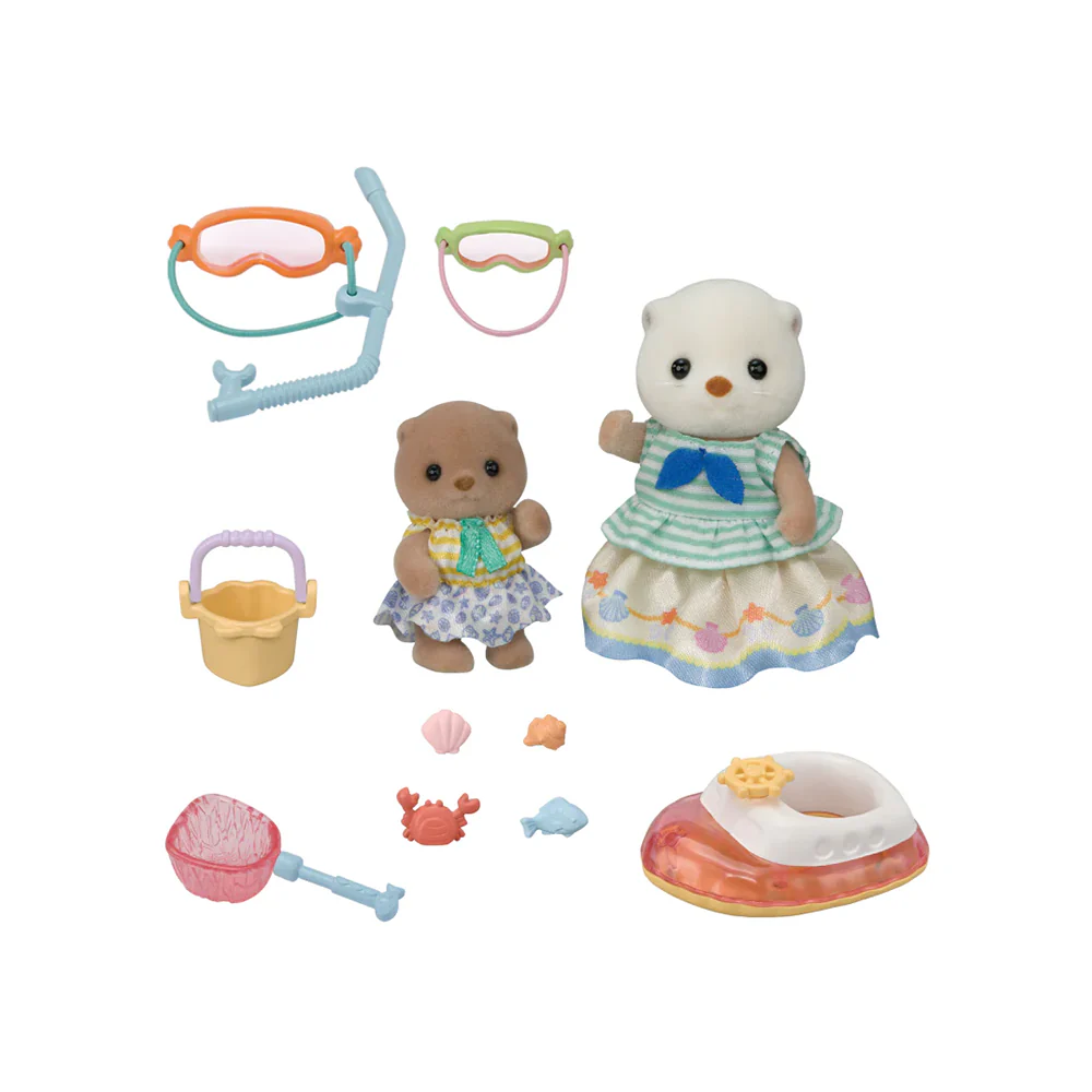 Sylvanian Families Sea Otter Sisters Splashy Snorkel Set - Image 3