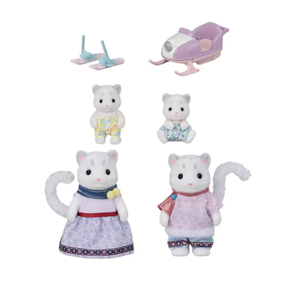 Sylvanian Families Snow Leopard Family - Image 2