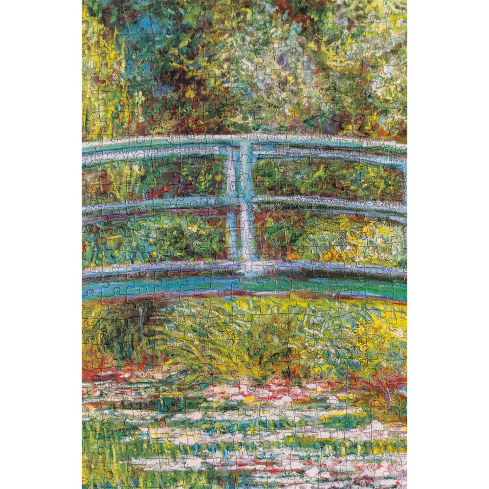 Today Is Art Day 1000 Piece Puzzle Claude Monet Bridges And Waterlillies - Image 3