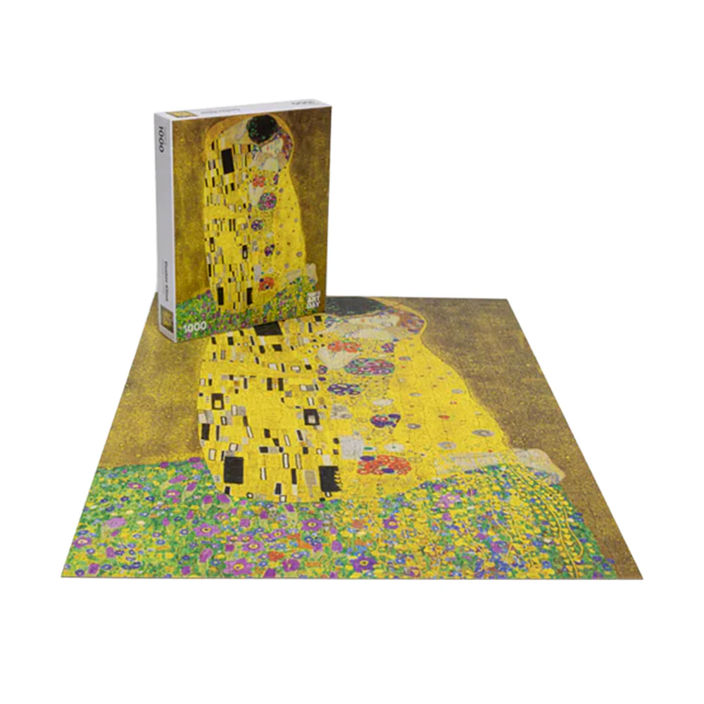 Today Is Art Day 1000 Piece Puzzle Gustav Klimt The Kiss - Image 3