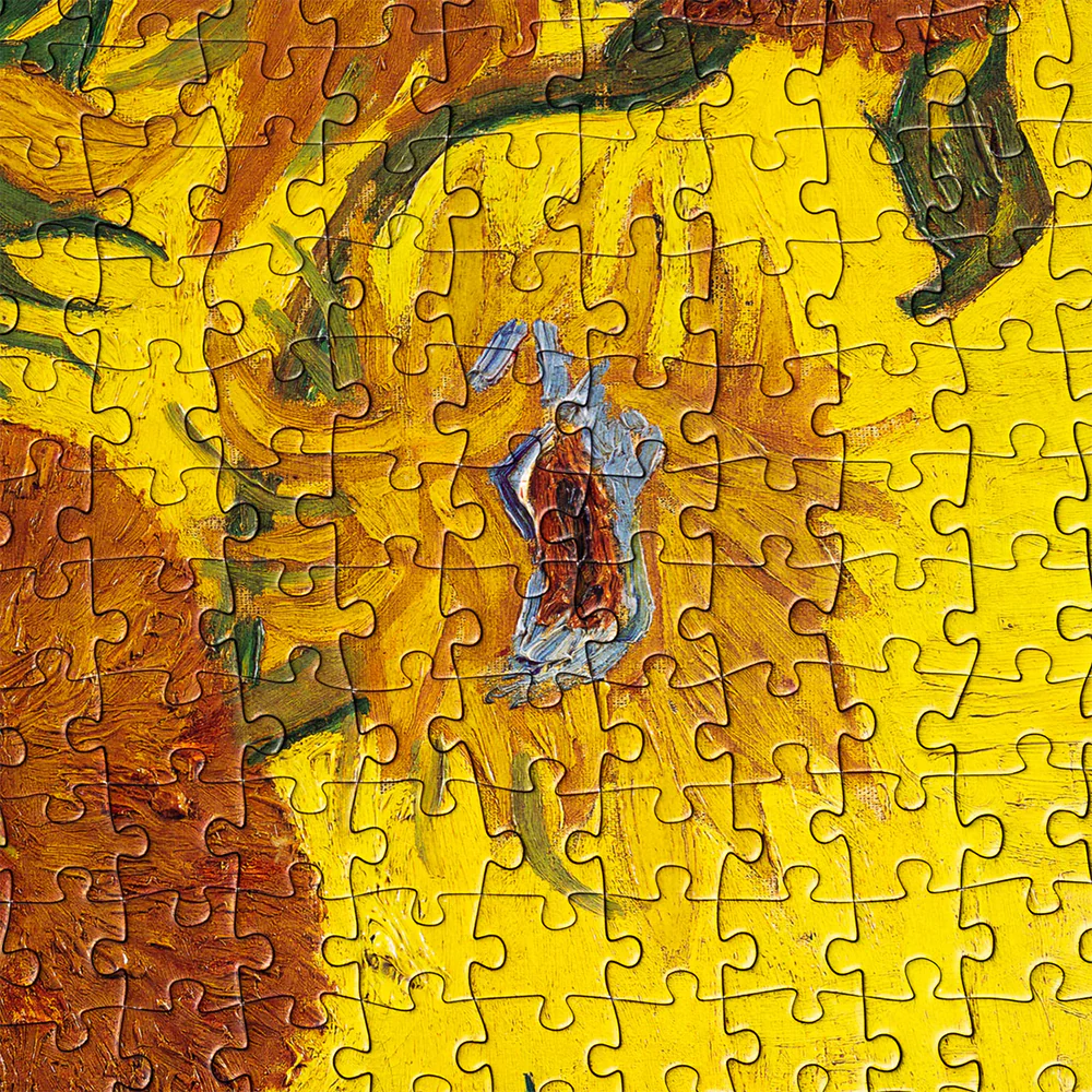Today Is Art Day 1000 Piece Puzzle Vincent Van Gogh Sunflowers - Image 4