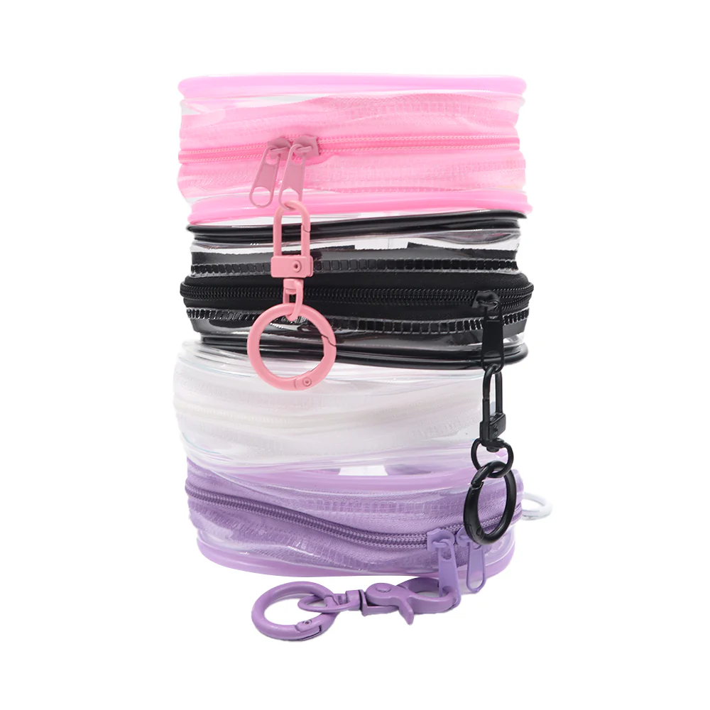 Trinket Pouch with Keychain Lilac - Image 3