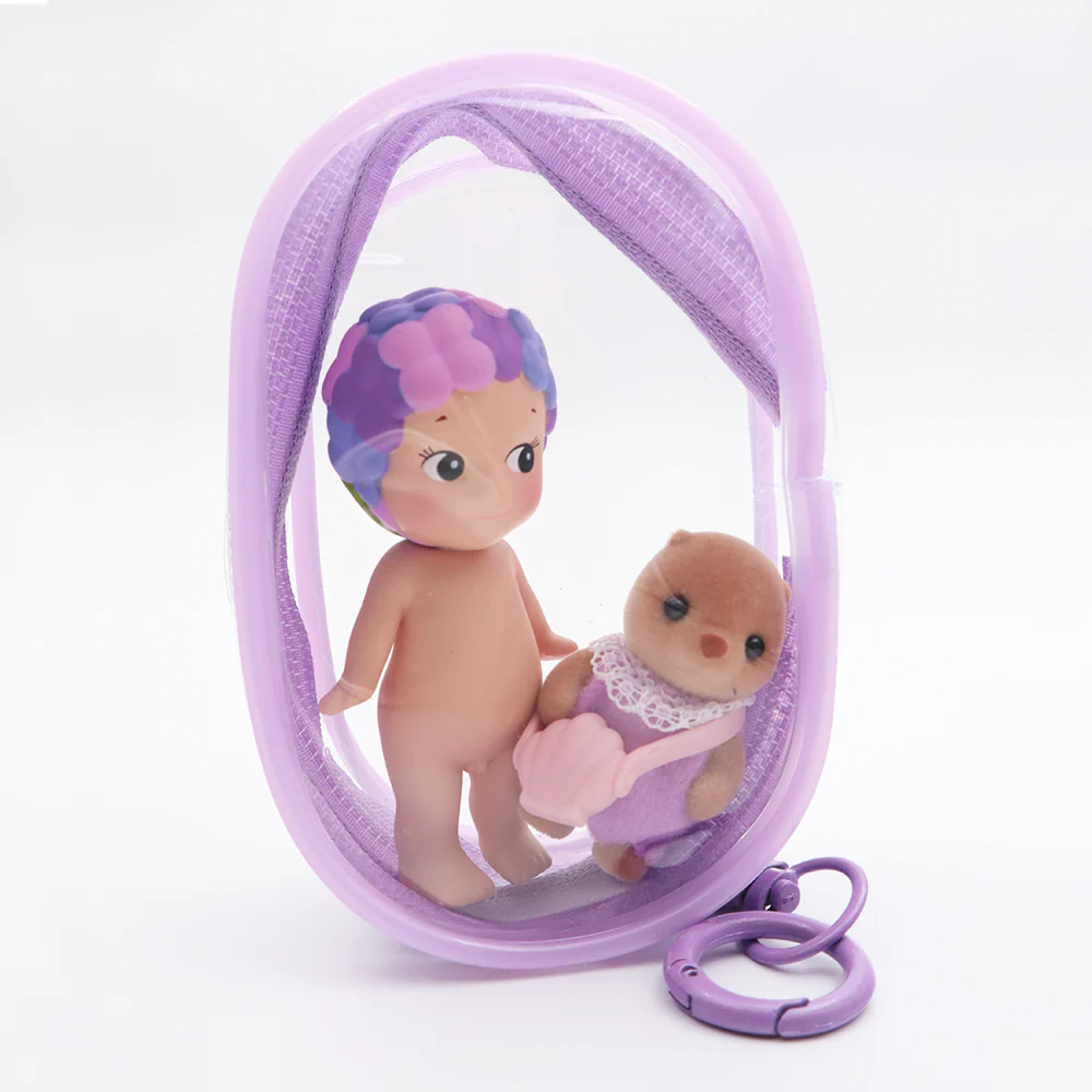 Trinket Pouch with Keychain Lilac - Image 2