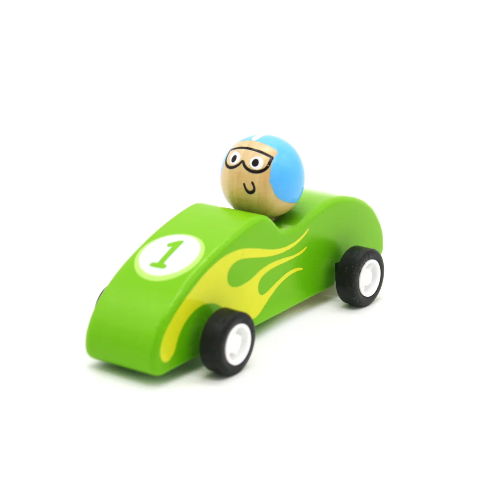 Wooden Pull Back Racer Assorted - Image 3