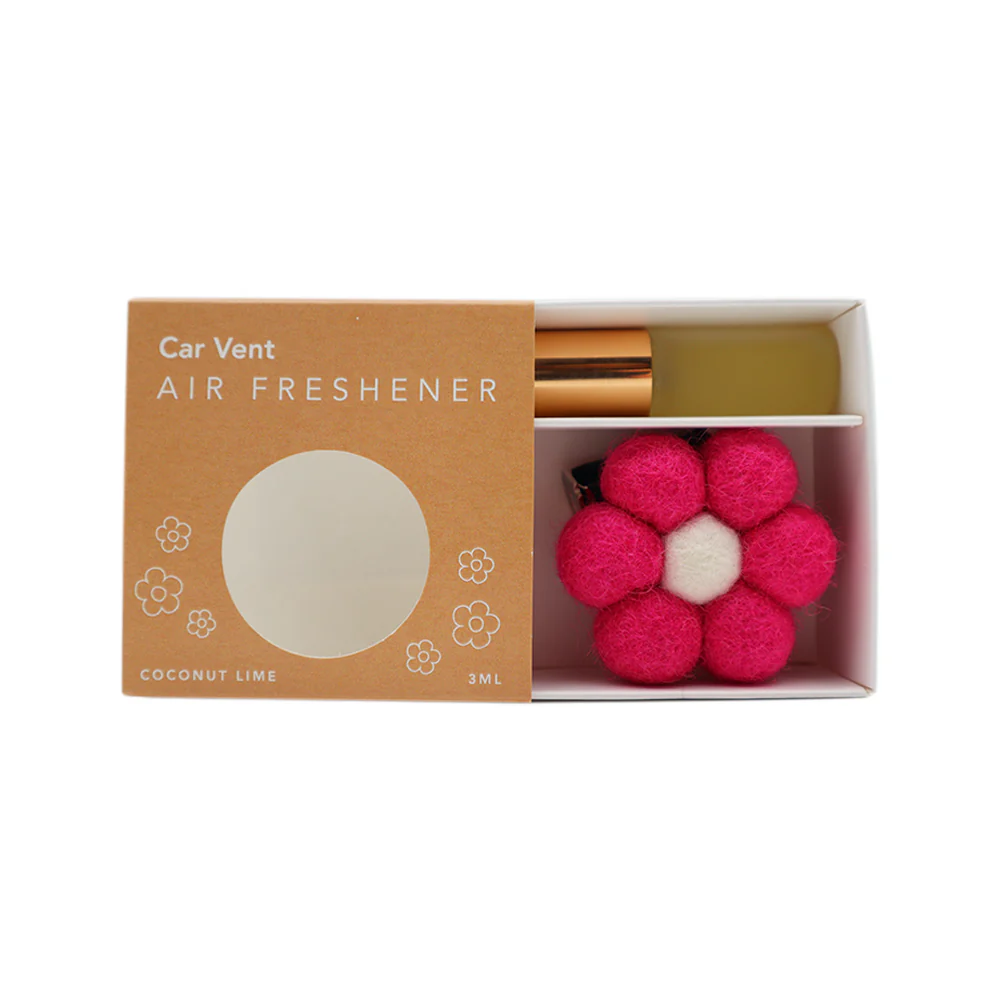 Wool Air Freshener Car Vent Coconut Lime - Image 5