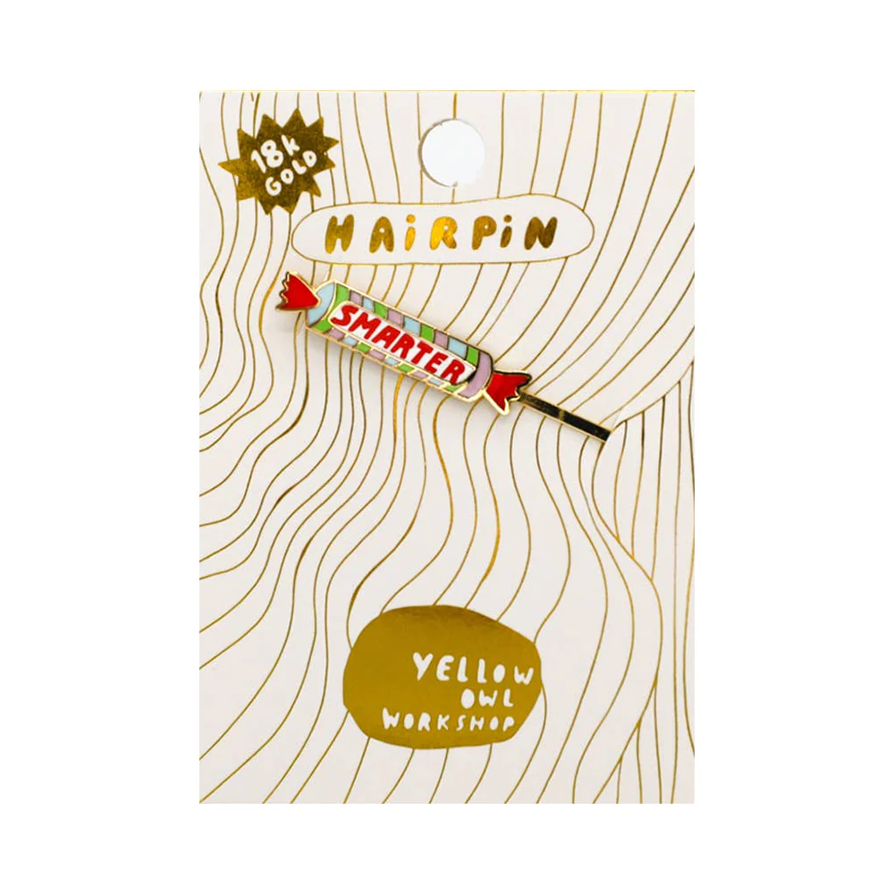 Yellow Owl Hair Pin Smarter - Image 2