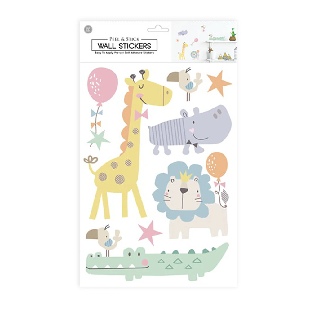 Zoo Animals Wall Decor Stickers